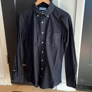 American Apparel Oxford Shirt Jet Black